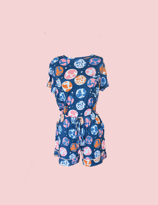Planetas piel de durazno short
